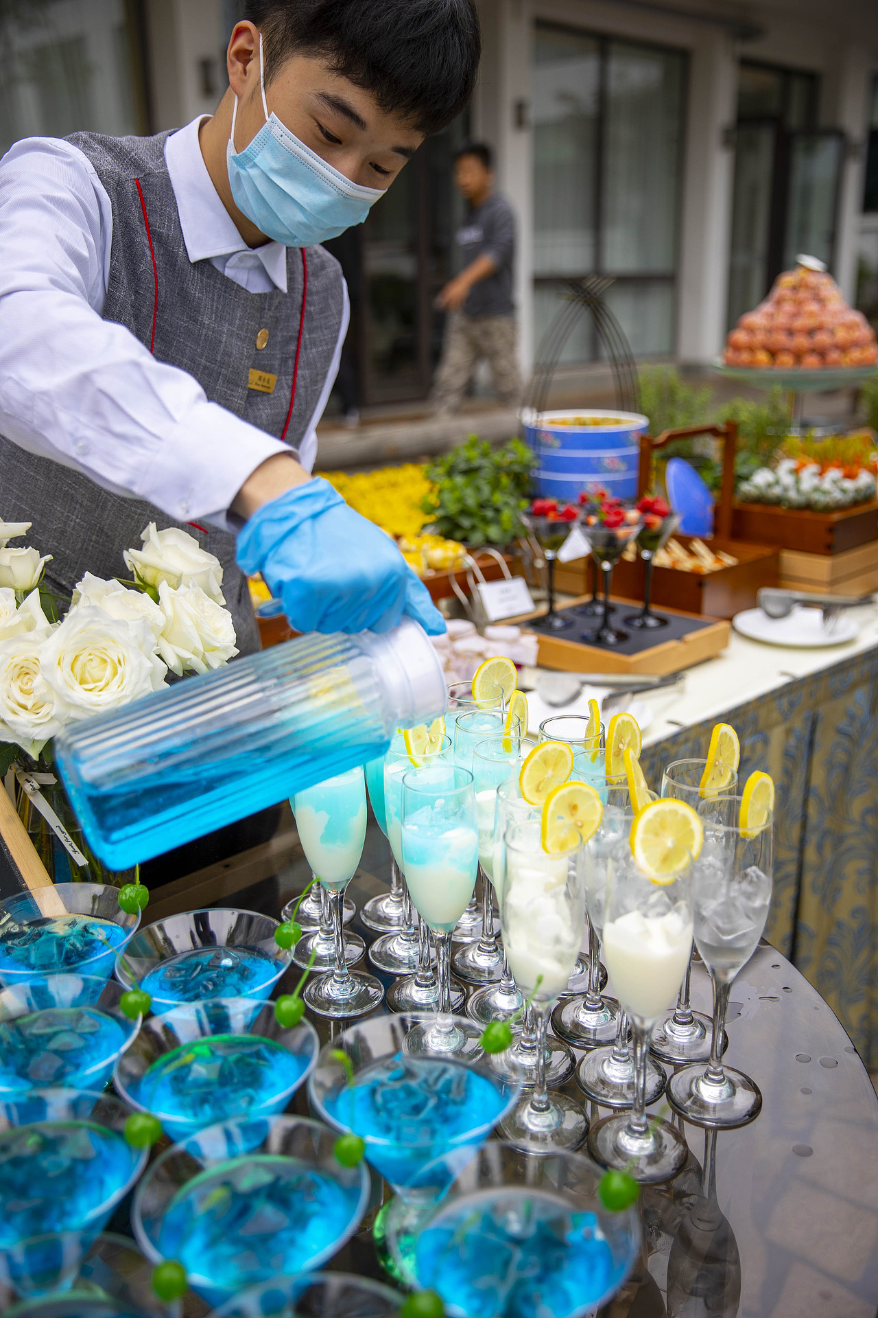 甜品,鸡尾酒摆台