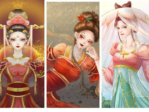 十二花神系列（个人主页-ZNjE5ODYyNDg=） - 商业插画 - 站酷设计师清含君原创素材 - 站酷ZCOOL