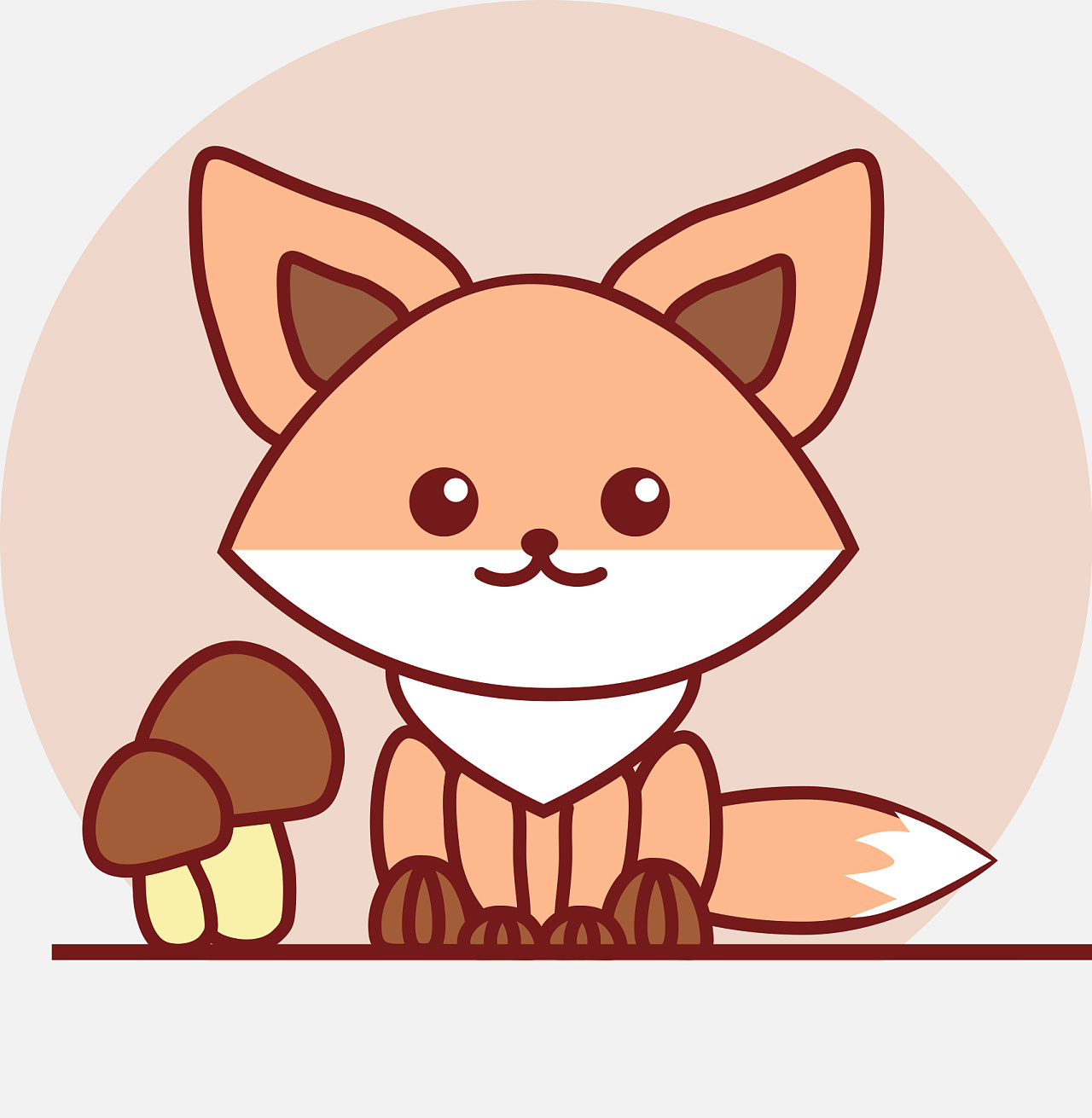 小狐狸|平面|图案|freedomfighter - 原创作品 - 站酷 (zcool)