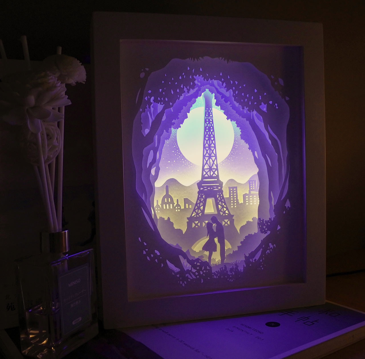 巴黎铁塔-光影纸雕灯（图ZMTE3MjY3MDc2） - 其他手工艺 - 站酷设计师菜花Camua原创素材 - 站酷ZCOOL