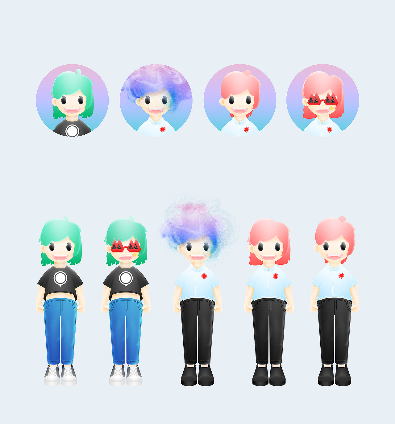 VOICE ASSISTANT 语音助手IP形象设计（图ZMjQyMTQ4MTQw） - IP形象 - 站酷设计师OsmanthusDog原创素材 - 站酷ZCOOL