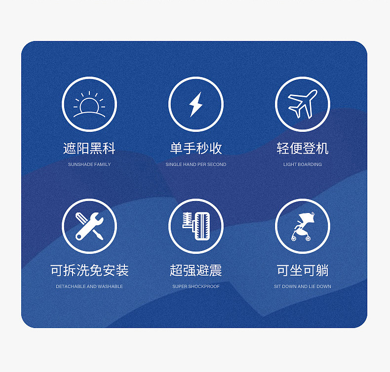 婴儿车详情页设计