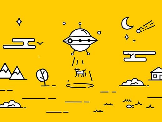 飞碟吸牛牛（个人主页-ZMjgyOTk3NDg=） - 动画/影视 - 站酷设计师苏苏00原创素材 - 站酷ZCOOL