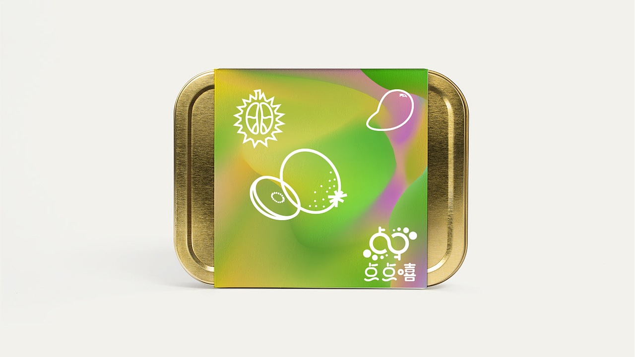 点点嘻甜品店品牌视觉方案