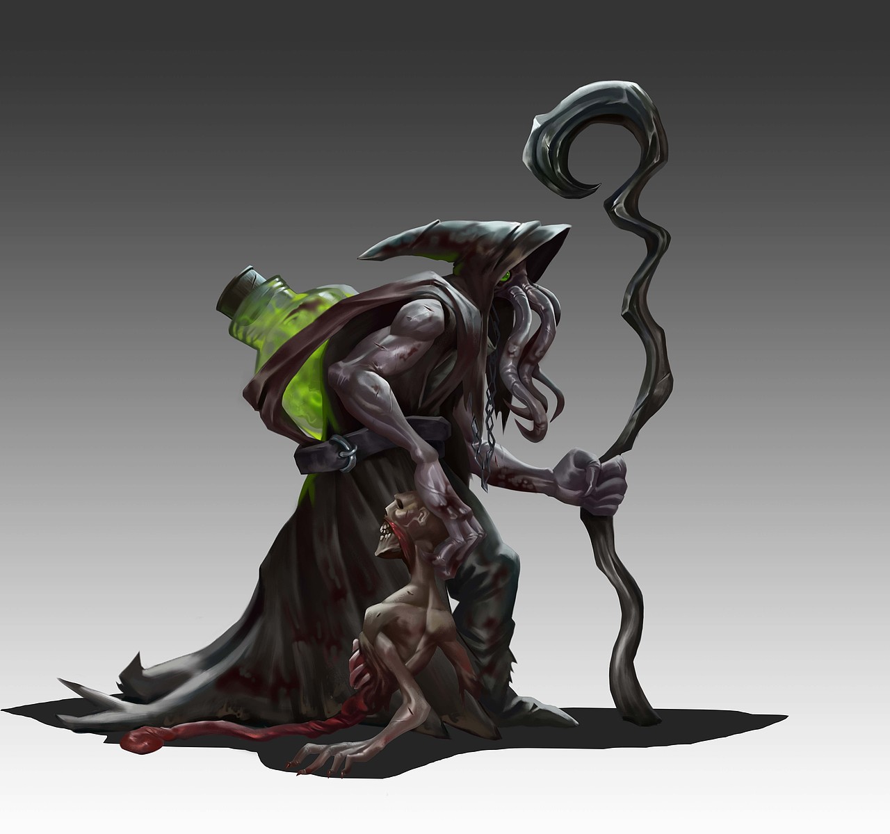 怪物练习2|插画|游戏原画|卌锅锅锅锅_原创作品-站酷zcool