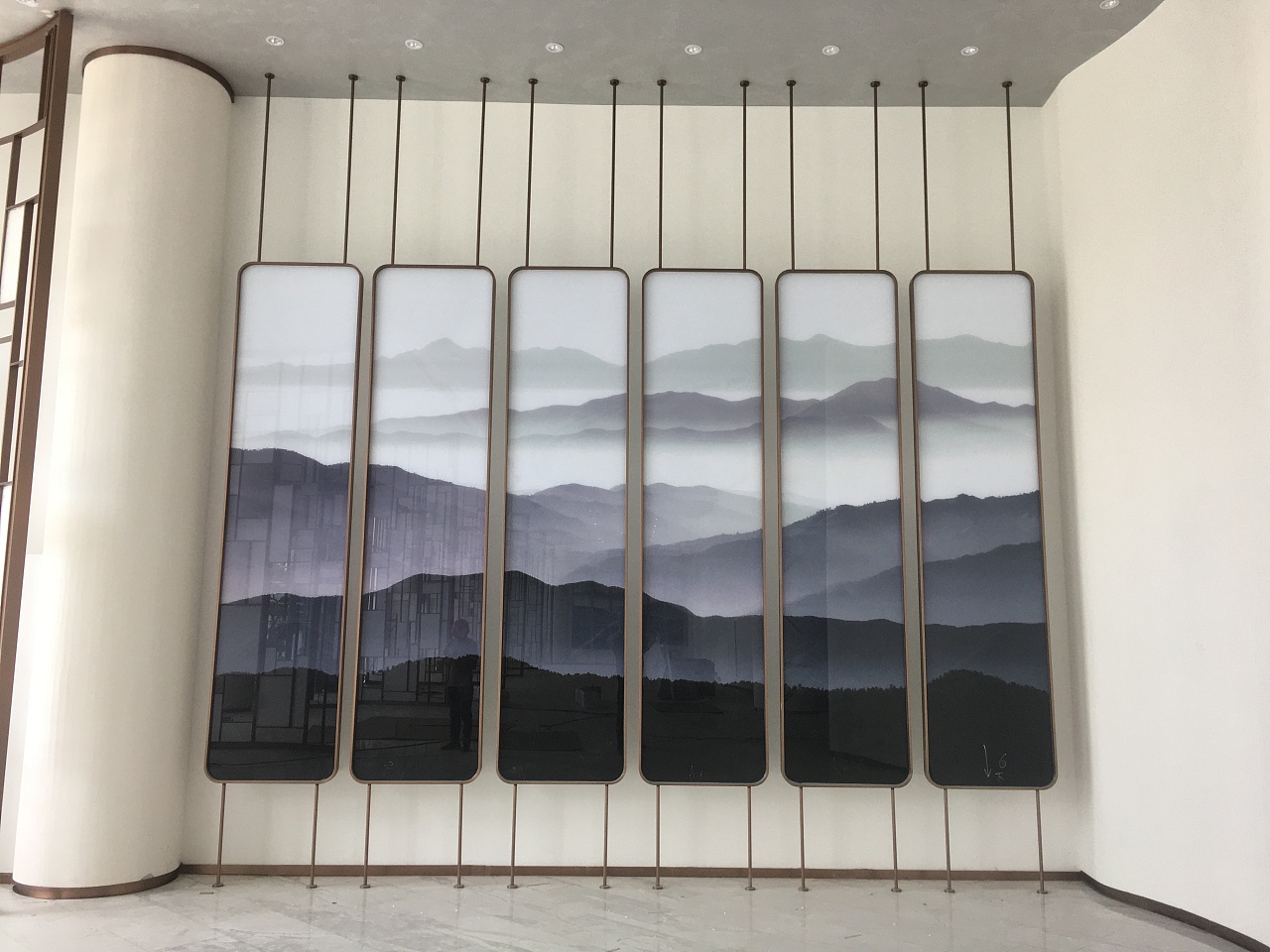 售楼部不锈钢屏风