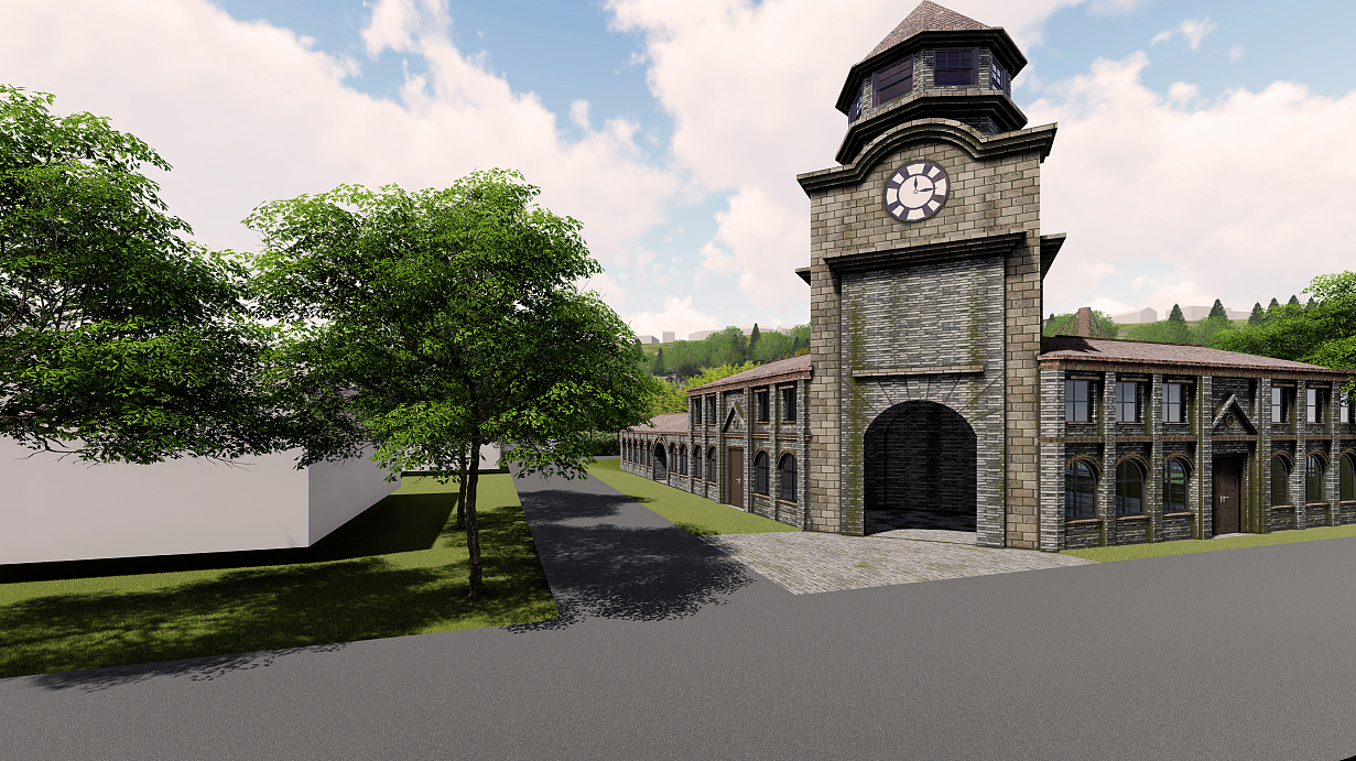 宝鸡十里荣耀长乐塬抗战工业遗址公园设计（图ZMjExNTI2NTU2） - 建筑设计 - 站酷设计师设计师青青原创素材 - 站酷ZCOOL