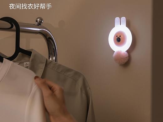 兔熊 人体感应灯