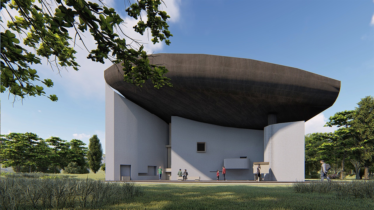 大师经典建筑系列朗香教堂