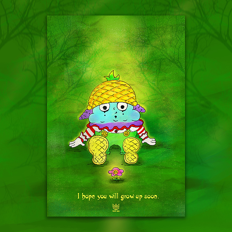 PINEAPPLE MAN 追梦 · 系列｜VIVI SU ART（图ZMTkxNTc2MzIw） - 概念设定 - 站酷设计师VIVISU_ART原创素材 - 站酷ZCOOL