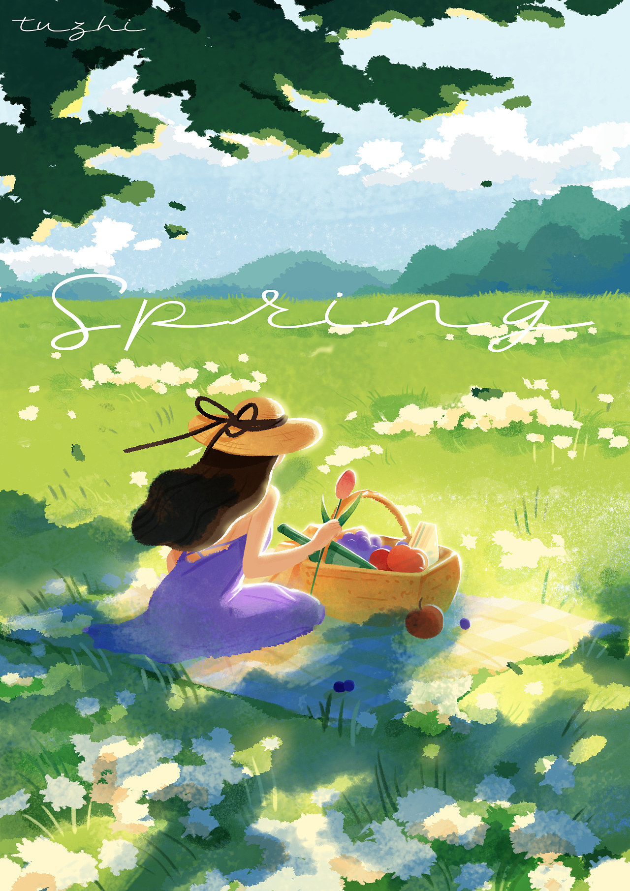 室外场景插画练习|插画|商业插画|画画的兔纸 - 原创作品 - 站酷