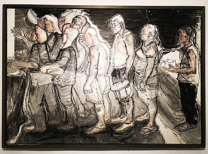 作品名称:16 大水(2017届中央美术学院本科毕业生优秀作品一等奖)