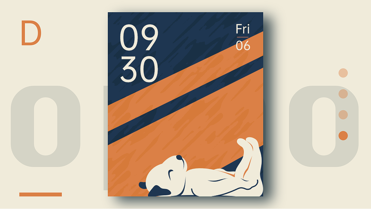 OPPO Watch表盘创意设计（图ZMjA0NzMyODA0） - 主题/皮肤 - 站酷设计师Moriloki原创素材 - 站酷ZCOOL