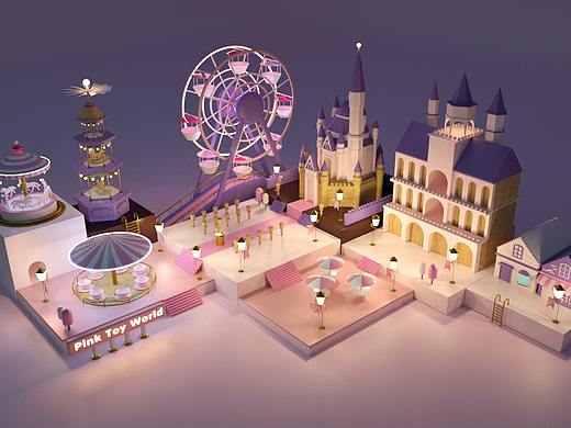 Pink Toy World For C4D（个人主页-ZMzA4NDQ3NjQ=） - 其他三维 - 站酷设计师JimmyAu原创素材 - 站酷ZCOOL