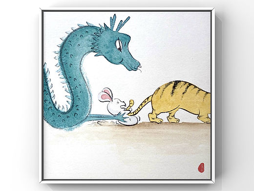 🐉:兔几兔几快走开,今年系我当大王🐲