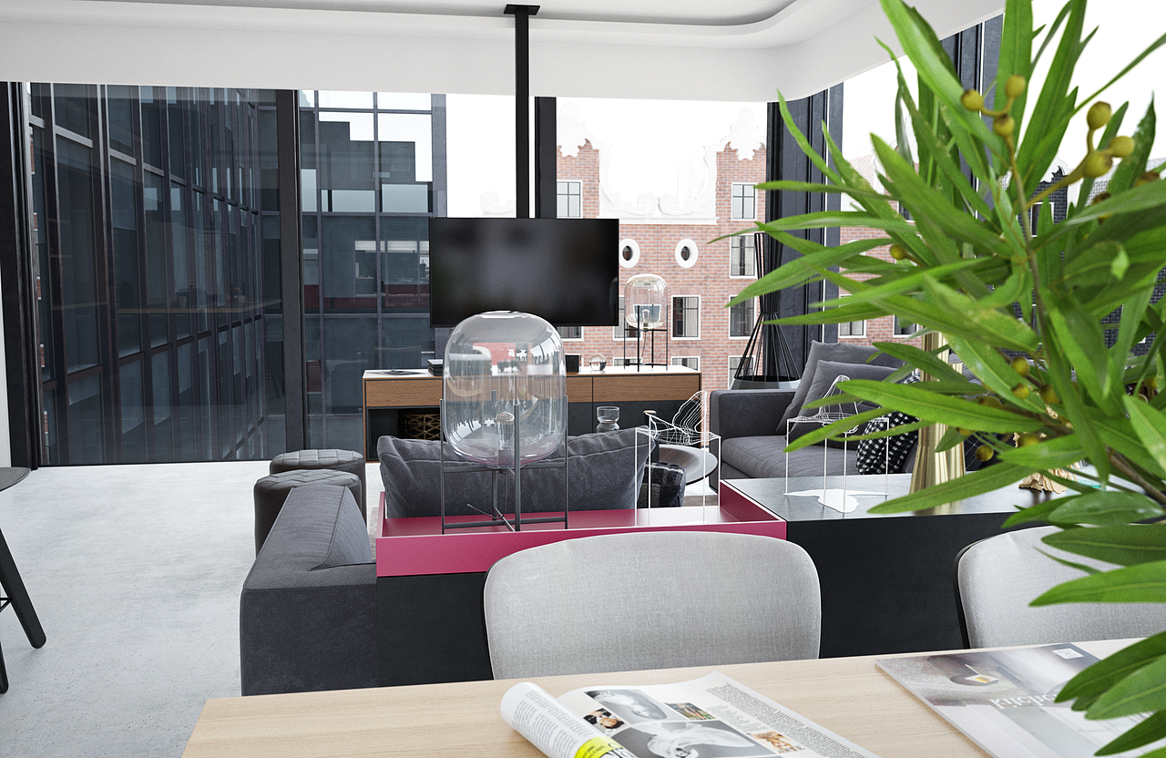 《reception room loft》（图ZMjA3OTIyODEy） - 家装设计 - 站酷设计师风之云清原创素材 - 站酷ZCOOL