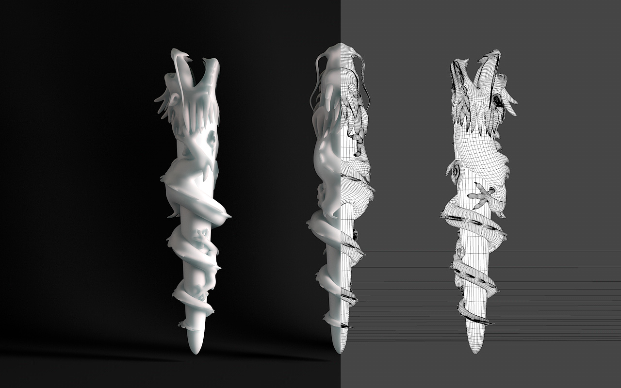 龙头棍|三维|其他三维|优艺品牌设计 - 原创作品 - 站酷 (ZCOOL)