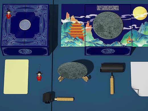 新昌砖雕文创产品设计（飞机稿）