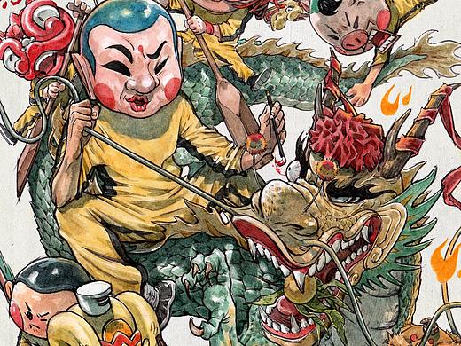 《龍夫》海报插画