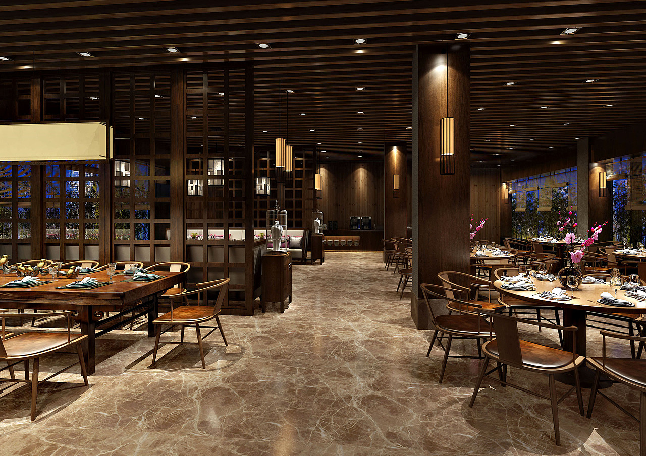 丽江龙耀祥特色酒店餐厅效果图