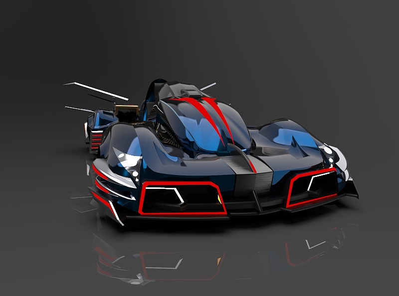 卡丁车造型设计