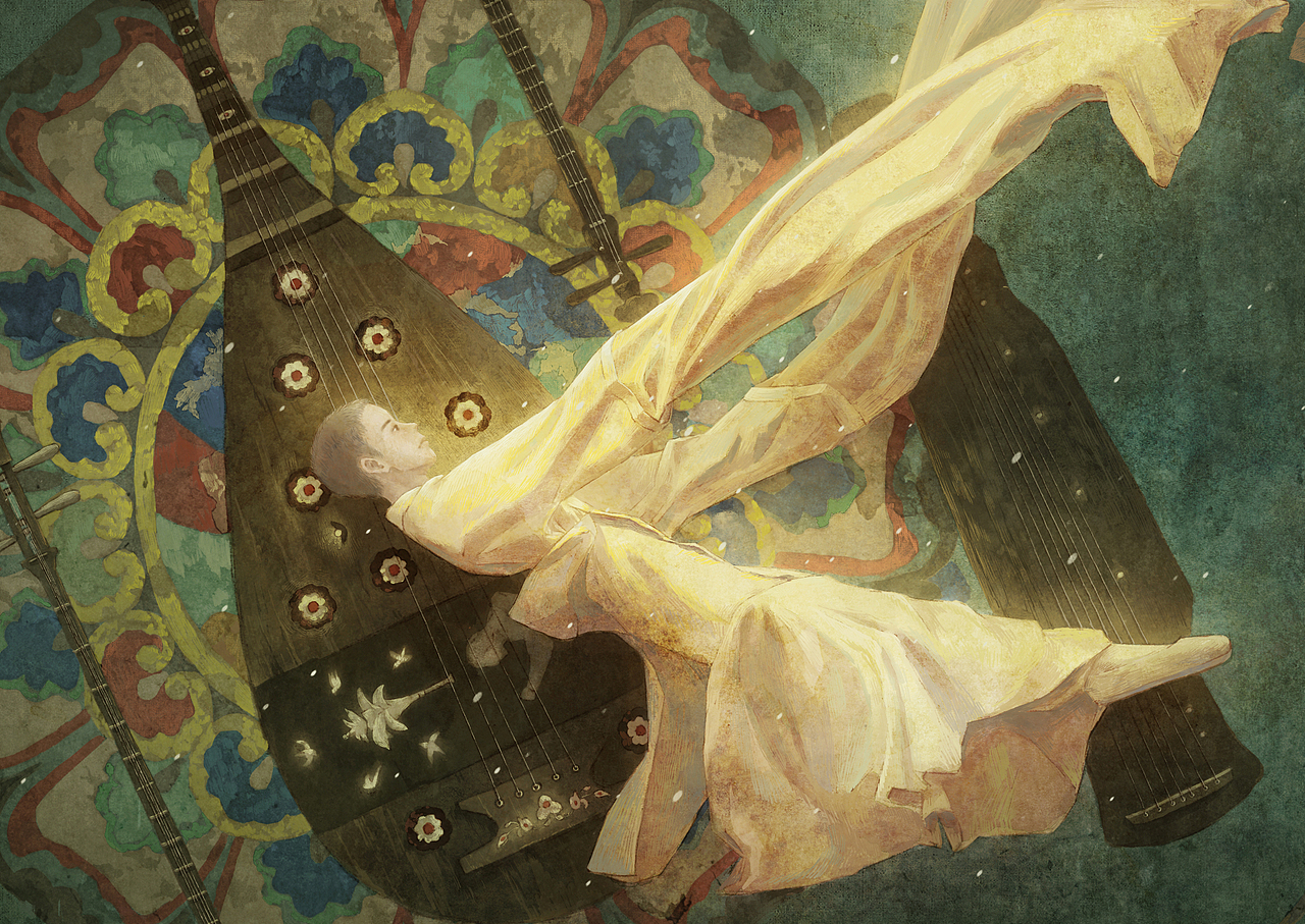 乐（图ZMjgzMzU4ODA0） - 艺术插画 - 站酷设计师芝麻_汤圆_原创素材 - 站酷ZCOOL
