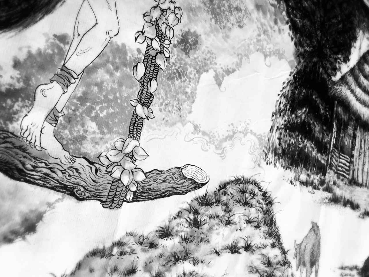 伏羲的诞生—上下五千年百米长卷