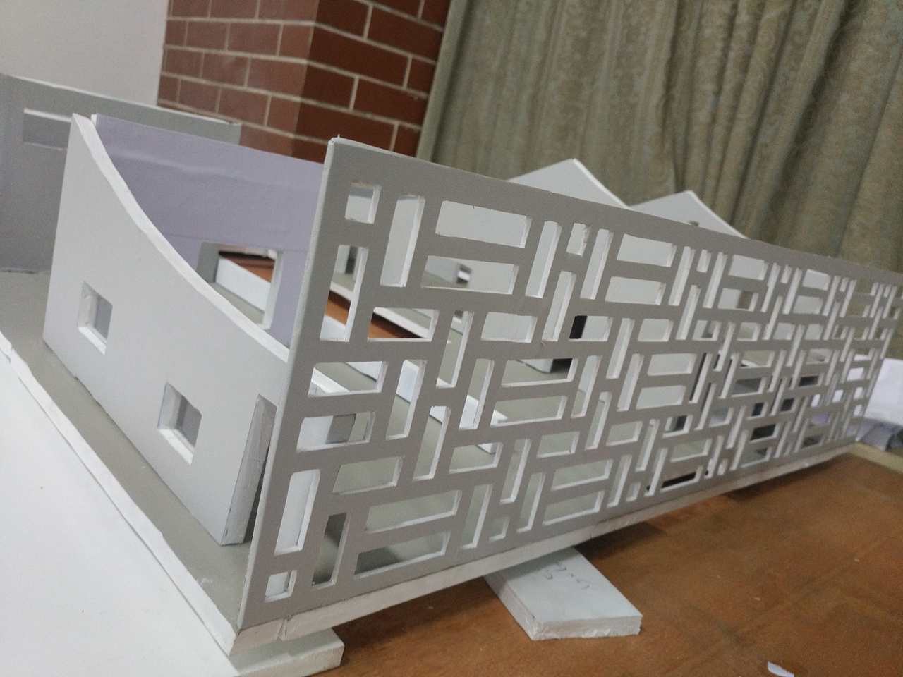 王澍三合宅模型制作