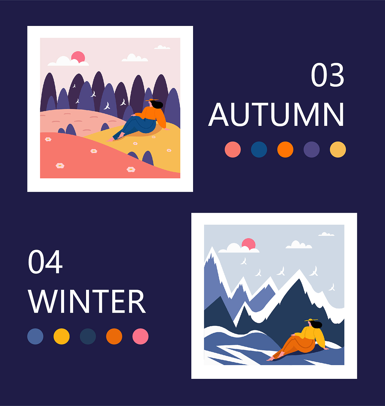 #习作# 《春夏秋冬》