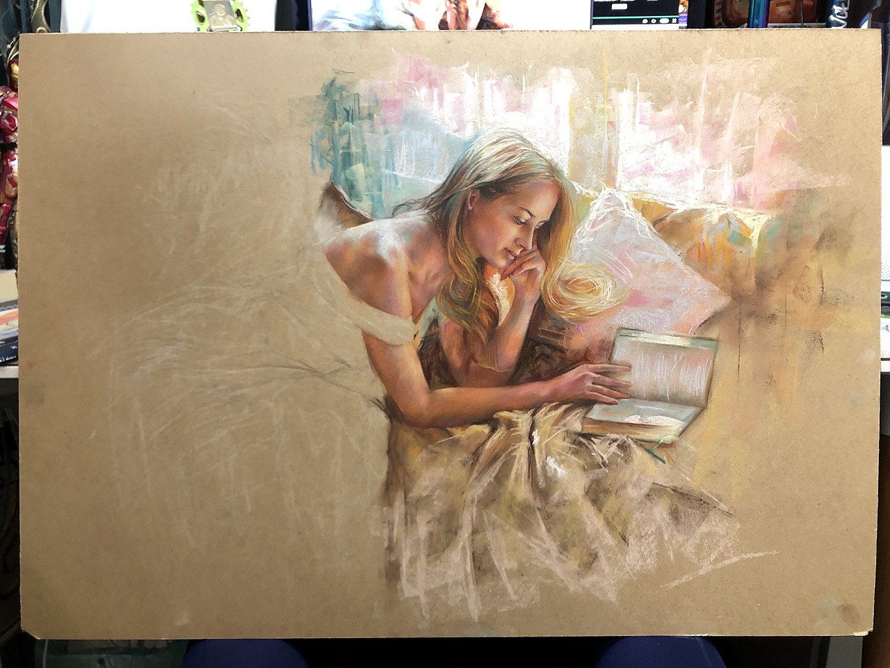 色粉画（图ZMjE1OTk4ODMy） - 绘画 - 站酷设计师苗宁Malik原创素材 - 站酷ZCOOL