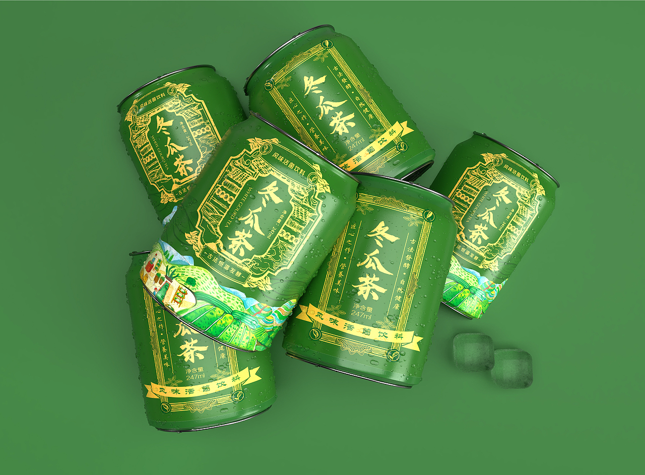 冬瓜茶包装设计