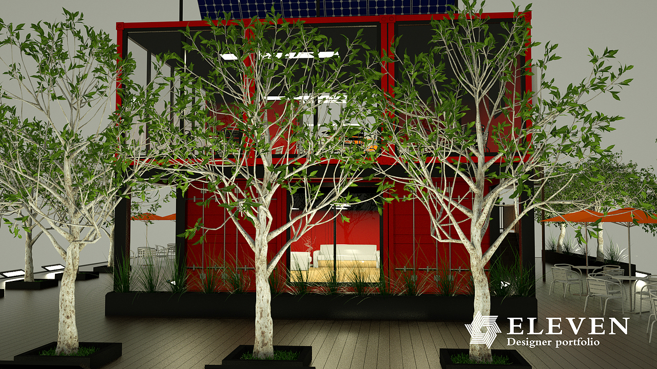 集装箱改装设计（图ZMTk4MDY1ODQ0） - 建筑/空间 - 站酷设计师强悍风暴原创素材 - 站酷ZCOOL