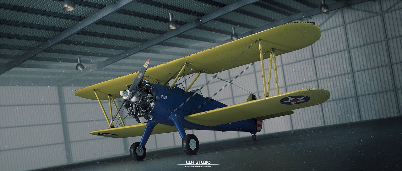 Boeing Stearman 波音斯蒂尔曼(图ZNTI5MDEzNDg=) - 机械/交通 - 站酷设计师_WUH_原创素材 - 站酷ZCOOL