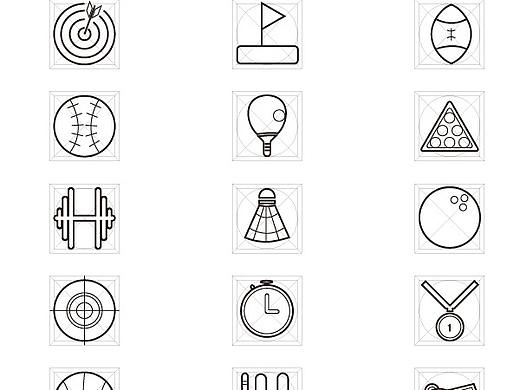 运动类图标（个人主页-ZMzg5NDM4NzI=） - 其他 - 站酷设计师莓甜原创素材 - 站酷ZCOOL