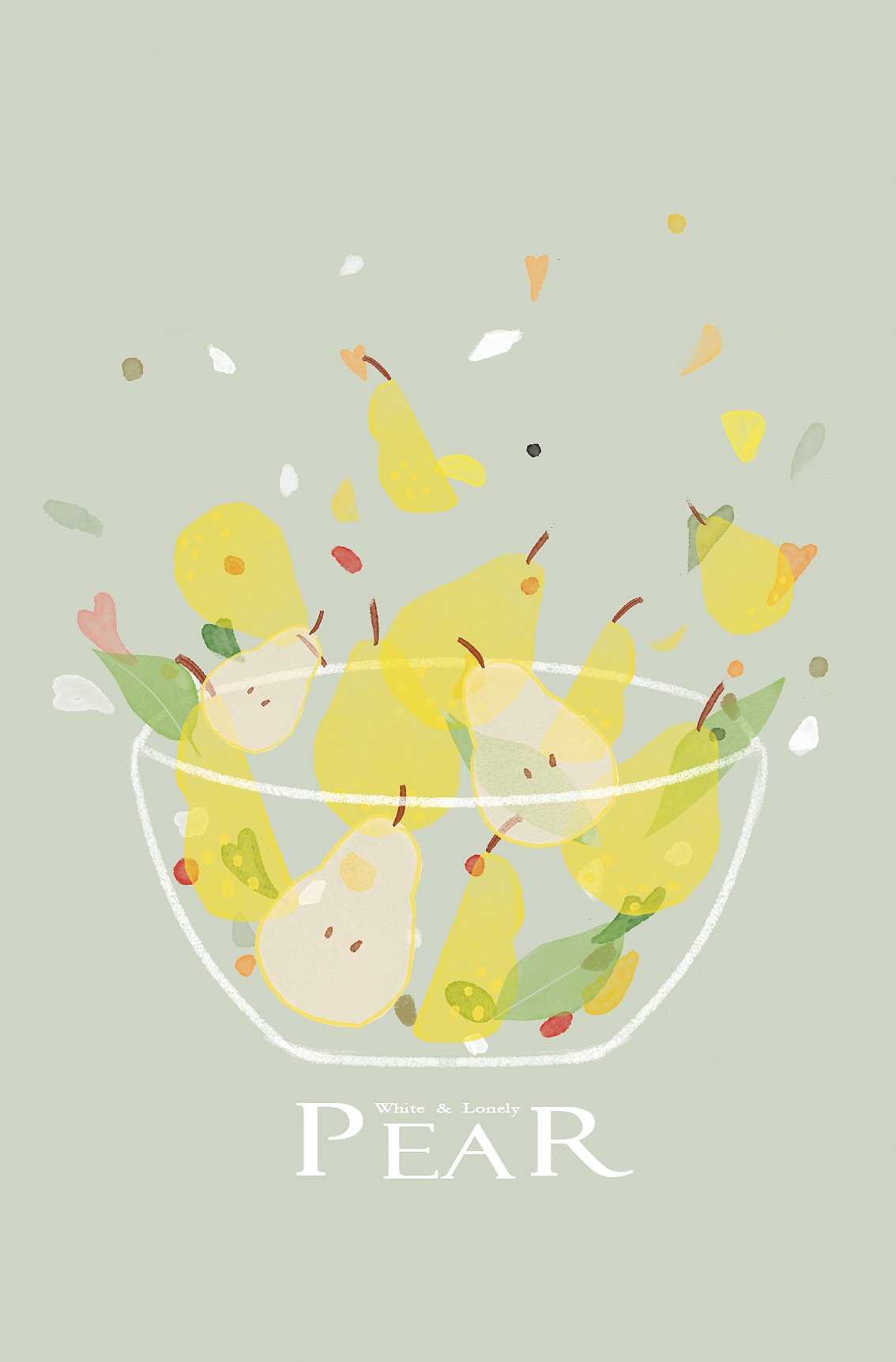 翻滚吧水果君！系列插画