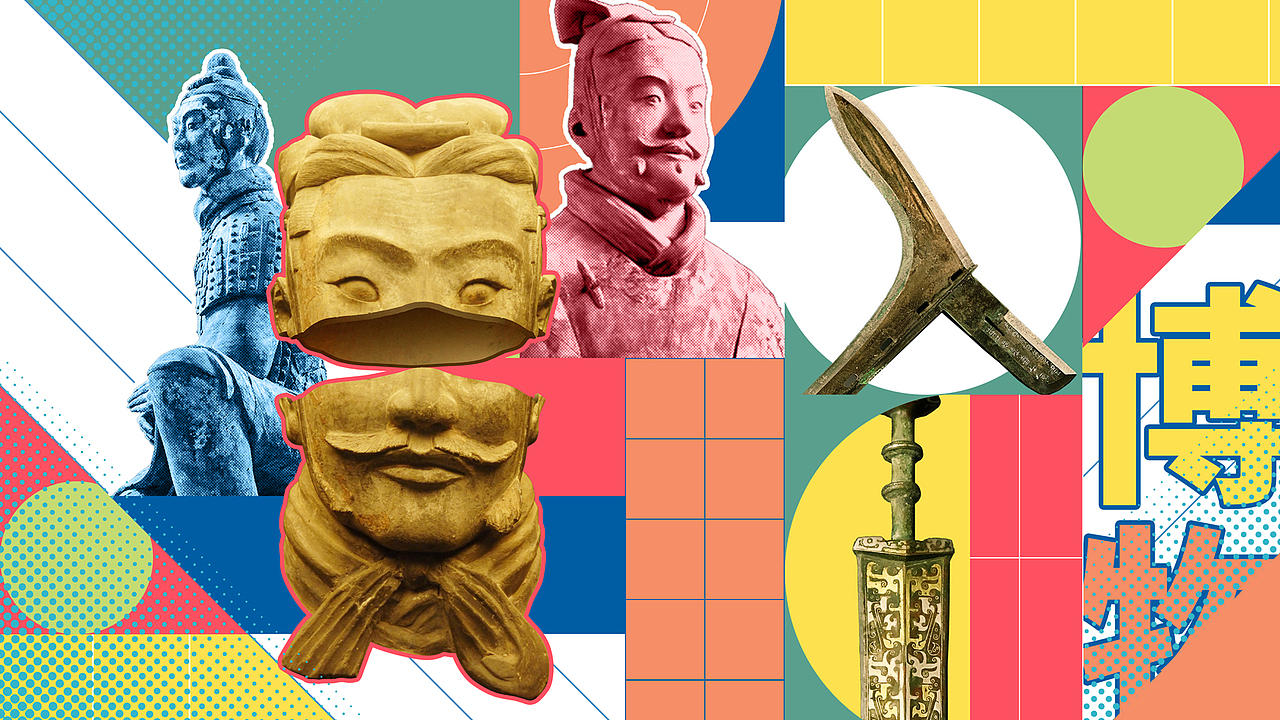 《新鲜博物馆之进击的大秦》片头及视觉设计（图ZMjY0OTcwMTU2） - 栏目片头 - 站酷设计师iaof原创素材 - 站酷ZCOOL