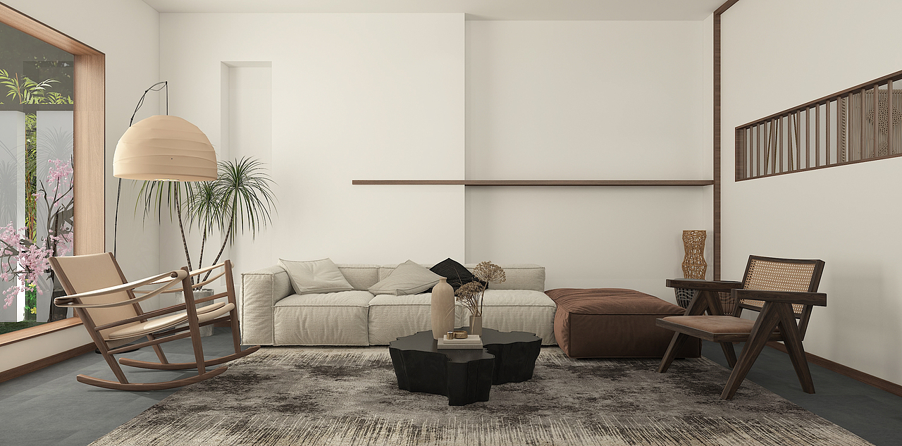 邙山居所（图ZMjU2MDI5Njk2） - 商业空间设计 - 站酷设计师山骨云根原创素材 - 站酷ZCOOL