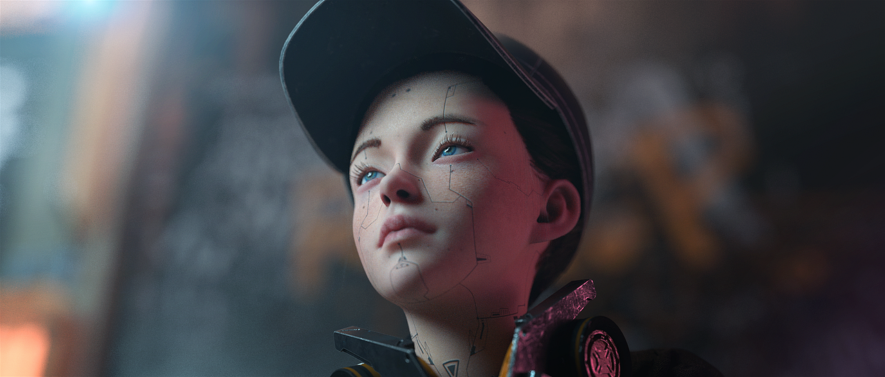 赛博朋克角色场景alensun