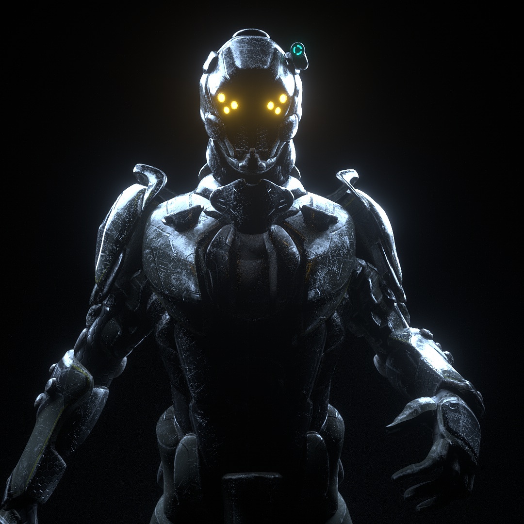 octane渲染的几张未来战士图片