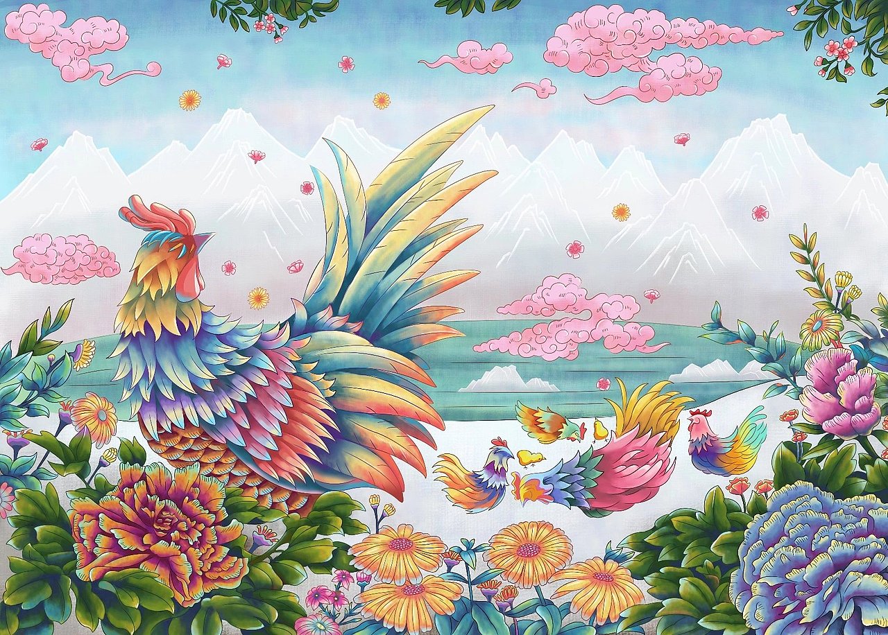 UGG鸡年海报（图ZNjg2OTk4MTI=） - 商业插画 - 站酷设计师舒展原创素材 - 站酷ZCOOL