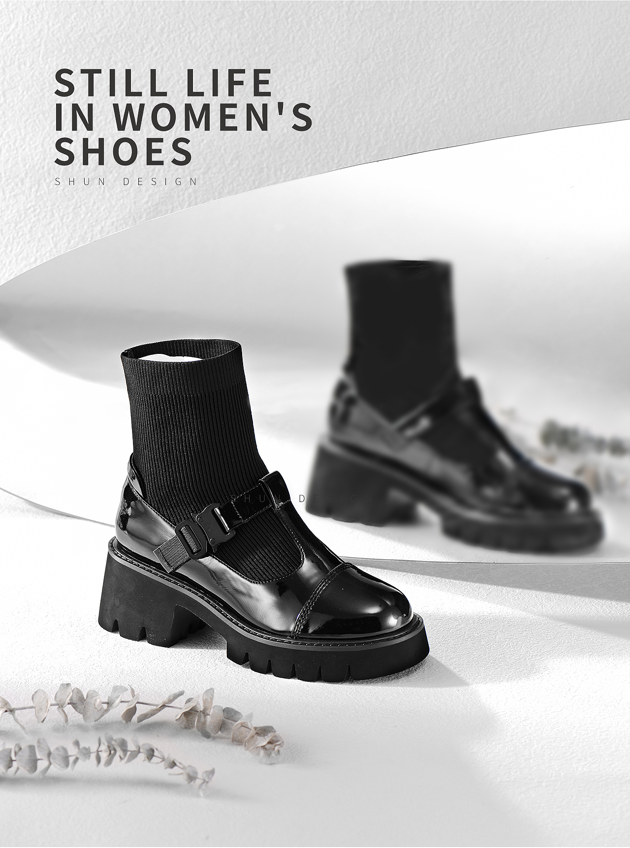 电商摄影 | 女鞋22年秋款静物场景拍摄--舜设计
