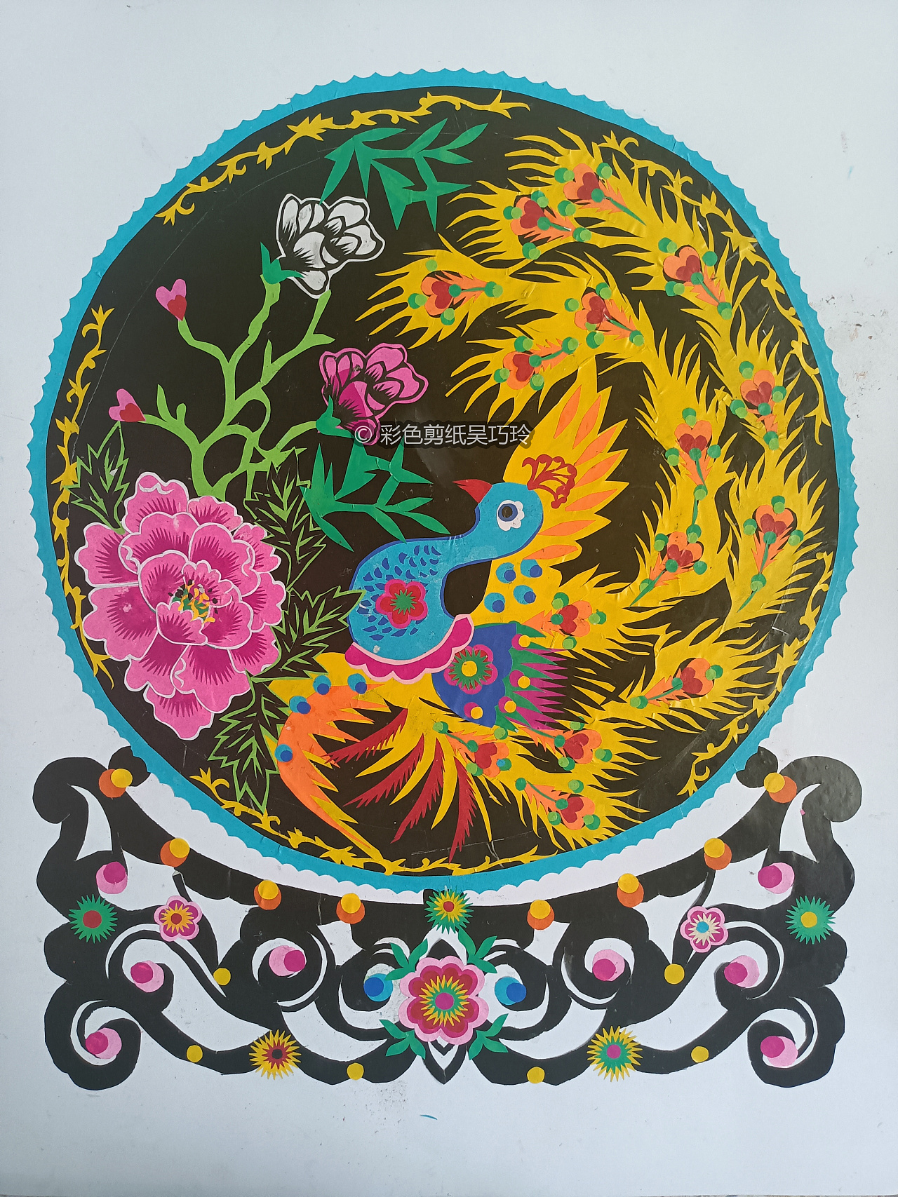 非遗彩贴原创作品