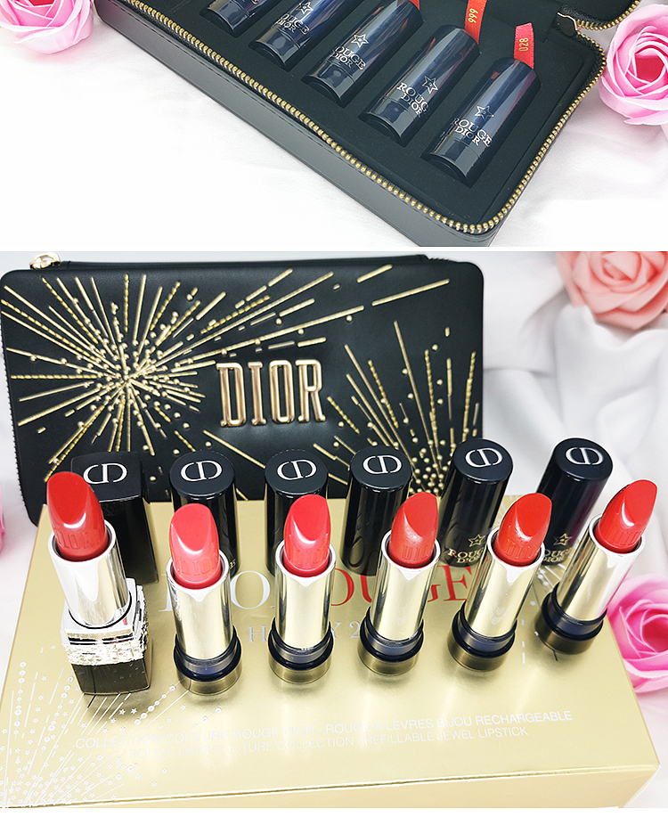 迪奥圣诞烟花限量口红套盒