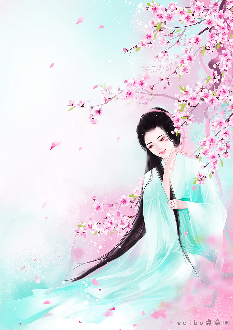 人面桃花相映红