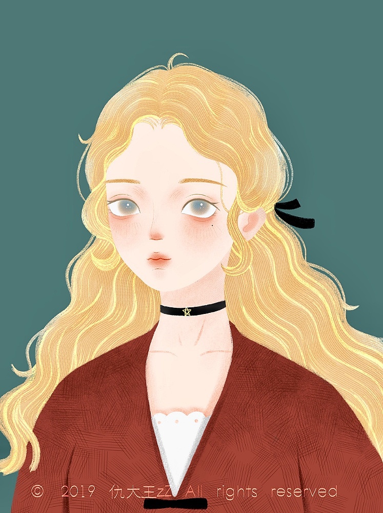 女头（图ZMTg3NTgyMzg4） - 艺术插画 - 站酷设计师仇大王zZ原创素材 - 站酷ZCOOL