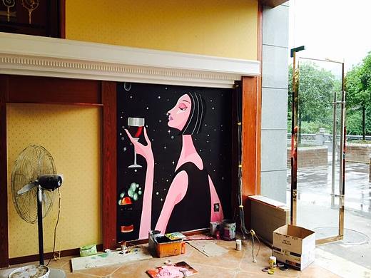 酒店墙绘，ktv墙绘，酒吧墙绘，街头墙绘，创意涂鸦