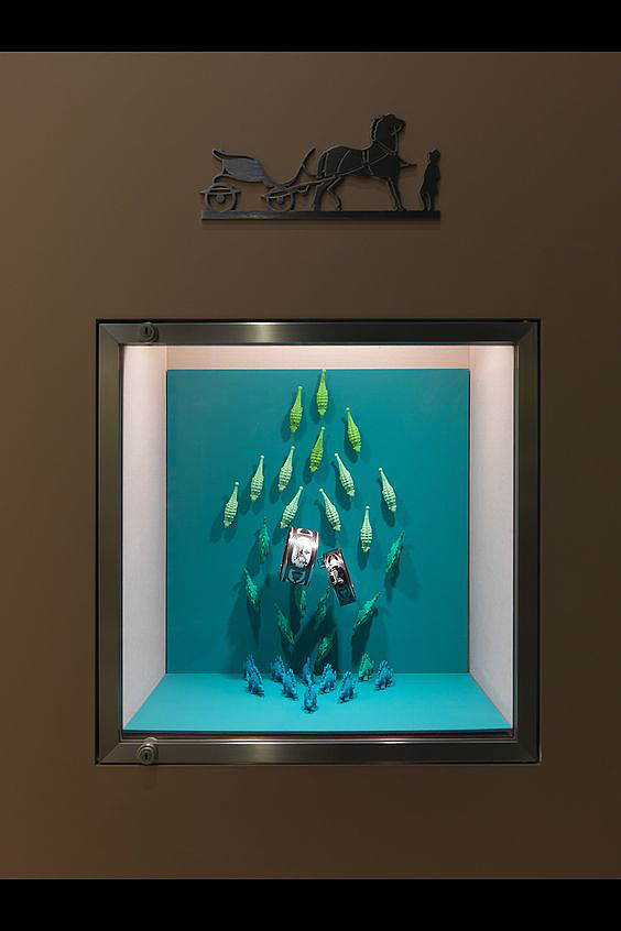 橱窗爱马仕系列（二）（图ZMzUyMTIwNjI4） - 展陈设计 - 站酷设计师优品橱窗设计原创素材 - 站酷ZCOOL