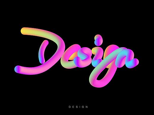 UI教程：PS制作mbe流行风格&AI打造3D立体字‘元气少女’
