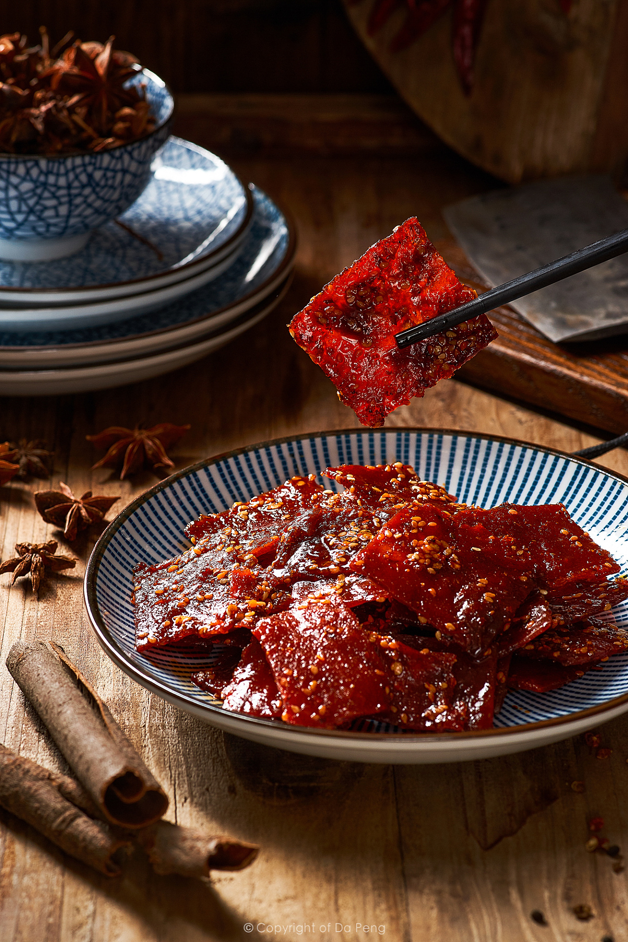 「 易小白 」淘宝详情页 牛肉干拍摄