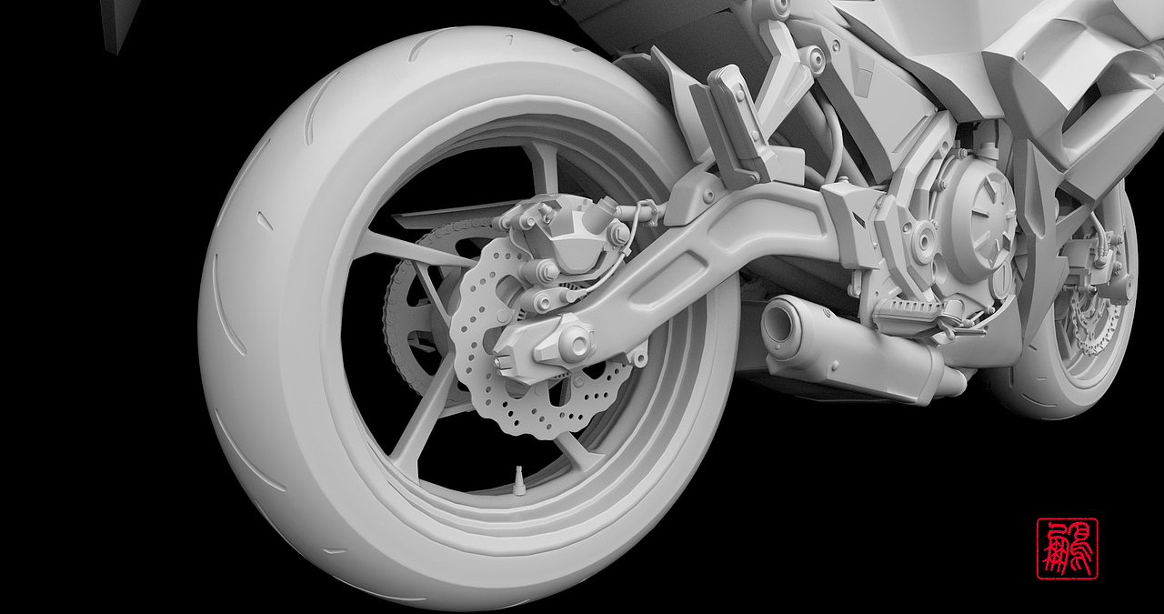 摩托车川崎小忍者650abs